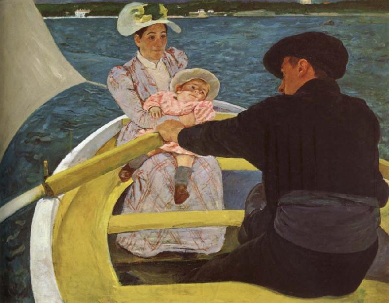 Mary Cassatt Float boat Spain oil painting art